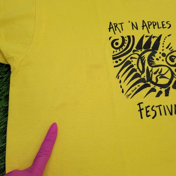 Vintage 1989 Screen-Stars Shirt Womens XL 22x26 USA - Picture 3 of 14